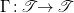 normal upper Gamma colon script upper T right arrow script upper T