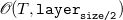 script upper O left parenthesis upper T comma monospace layer Subscript monospace size slash 2 Baseline right parenthesis