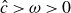 ModifyingAbove c With caret greater than omega greater than 0