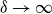 delta right arrow normal infinity