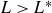 upper L greater than upper L Superscript asterisk