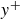 y Superscript plus
