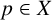 p element of upper X