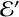 script upper E prime