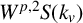 upper W Superscript p comma 2 Baseline upper S left parenthesis k Subscript v Baseline right parenthesis