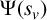 normal upper Psi left parenthesis s Subscript v Baseline right parenthesis