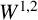 upper W Superscript 1 comma 2
