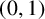 left parenthesis 0 comma 1 right parenthesis
