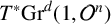 upper T Superscript asterisk Baseline Gr Superscript d Baseline left parenthesis 1 comma script upper O Superscript n Baseline right parenthesis