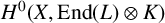 upper H Superscript 0 Baseline left parenthesis upper X comma upper E n d left parenthesis upper L right parenthesis circled times upper K right parenthesis