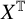 upper X Superscript double struck upper T