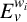 upper E Subscript v Superscript w Super Subscript i