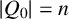 StartAbsoluteValue upper Q 0 EndAbsoluteValue equals n