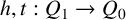 h comma t colon upper Q 1 right arrow upper Q 0