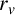 r Subscript v