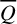 upper Q overbar