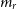 m Subscript r