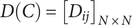 DC equals DijN times upper N