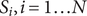 Si comma i equals 1 ellipsis upper N