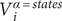 Vi alpha equals states