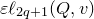 epsilon script l Subscript 2 q plus 1 Baseline left parenthesis upper Q comma v right parenthesis