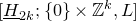left bracket upper H underbar Subscript 2 k Baseline semicolon StartSet 0 EndSet times double struck upper Z Superscript k Baseline comma upper L right bracket