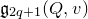 German g Subscript 2 q plus 1 Baseline left parenthesis upper Q comma v right parenthesis