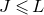 upper J less than or slanted equals upper L