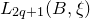 upper L Subscript 2 q plus 1 Baseline left parenthesis upper B comma xi right parenthesis