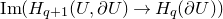 normal upper I normal m left parenthesis upper H Subscript q plus 1 Baseline left parenthesis upper U comma partial differential upper U right parenthesis right arrow upper H Subscript q Baseline left parenthesis partial differential upper U right parenthesis right parenthesis