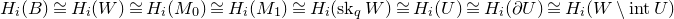 upper H Subscript i Baseline left parenthesis upper B right parenthesis approximately equals upper H Subscript i Baseline left parenthesis upper W right parenthesis approximately equals upper H Subscript i Baseline left parenthesis upper M 0 right parenthesis approximately equals upper H Subscript i Baseline left parenthesis upper M 1 right parenthesis approximately equals upper H Subscript i Baseline left parenthesis normal s normal k Subscript q Baseline upper W right parenthesis approximately equals upper H Subscript i Baseline left parenthesis upper U right parenthesis approximately equals upper H Subscript i Baseline left parenthesis partial differential upper U right parenthesis approximately equals upper H Subscript i Baseline left parenthesis upper W minus normal i normal n normal t upper U right parenthesis