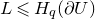 upper L less than or slanted equals upper H Subscript q Baseline left parenthesis partial differential upper U right parenthesis