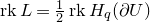 normal r normal k upper L equals one half normal r normal k upper H Subscript q Baseline left parenthesis partial differential upper U right parenthesis