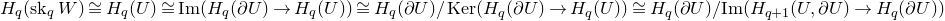 upper H Subscript q Baseline left parenthesis normal s normal k Subscript q Baseline upper W right parenthesis approximately equals upper H Subscript q Baseline left parenthesis upper U right parenthesis approximately equals normal upper I normal m left parenthesis upper H Subscript q Baseline left parenthesis partial differential upper U right parenthesis right arrow upper H Subscript q Baseline left parenthesis upper U right parenthesis right parenthesis approximately equals upper H Subscript q Baseline left parenthesis partial differential upper U right parenthesis divided by normal upper K normal e normal r left parenthesis upper H Subscript q Baseline left parenthesis partial differential upper U right parenthesis right arrow upper H Subscript q Baseline left parenthesis upper U right parenthesis right parenthesis approximately equals upper H Subscript q Baseline left parenthesis partial differential upper U right parenthesis divided by normal upper I normal m left parenthesis upper H Subscript q plus 1 Baseline left parenthesis upper U comma partial differential upper U right parenthesis right arrow upper H Subscript q Baseline left parenthesis partial differential upper U right parenthesis right parenthesis