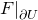 upper F vertical bar Subscript partial differential upper U Baseline