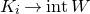 upper K Subscript i Baseline right arrow normal i normal n normal t upper W
