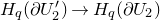 upper H Subscript q Baseline left parenthesis partial differential upper U prime 2 right parenthesis right arrow upper H Subscript q Baseline left parenthesis partial differential upper U 2 right parenthesis