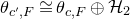 theta Subscript c prime comma upper F Baseline approximately equals theta Subscript c comma upper F Baseline circled plus script upper H 2
