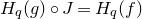 upper H Subscript q Baseline left parenthesis g right parenthesis ring upper J equals upper H Subscript q Baseline left parenthesis f right parenthesis