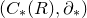 left parenthesis upper C Subscript asterisk Baseline left parenthesis upper R right parenthesis comma partial differential Subscript asterisk Baseline right parenthesis