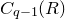 upper C Subscript q minus 1 Baseline left parenthesis upper R right parenthesis