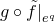 g ring f overtilde vertical bar Subscript e Sub Superscript q Baseline