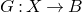 upper G colon upper X right arrow upper B
