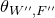 theta Subscript upper W double prime comma upper F double prime