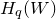 upper H Subscript q Baseline left parenthesis upper W right parenthesis