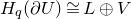 upper H Subscript q Baseline left parenthesis partial differential upper U right parenthesis approximately equals upper L circled plus upper V