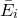 upper E overbar Subscript i