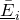 upper E overbar underbar Subscript i