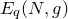 upper E Subscript q Baseline left parenthesis upper N comma g right parenthesis