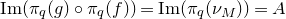 normal upper I normal m left parenthesis pi Subscript q Baseline left parenthesis g right parenthesis ring pi Subscript q Baseline left parenthesis f right parenthesis right parenthesis equals normal upper I normal m left parenthesis pi Subscript q Baseline left parenthesis nu Subscript upper M Baseline right parenthesis right parenthesis equals upper A